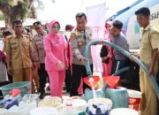 Polresta Cirebon Salurkan Bantuan Air Bersih, Sembako, Nutrisi untuk Balita, dan Pengobatan Gratis di Desa Slangit