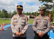 Kapolres Keerom Launcing Aturan Baru Ujian Praktek SIM menjadi Sirkuit.