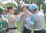 Kapolres Keerom Pimpin Apel Gelar Pasukan Operasi Zebra Cartenz Tahun 2023