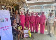 BHAYANGKARI PEDULI JUM’AT BERKAH DAN KUNJUNGAN PEMBERIAN TALI ASIH DALAM RANGKA HARI KESATUAN GERAK BHAYANGKARI KE 71 TAHUN 2023