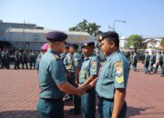 Upacara Kenaikan Pangkat Prajurit Lanal Cirebon