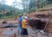 Akibat Membakar Sampah Sebuah Kandang Sapi di Paninggaran Ikut Terbakar