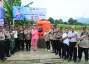 Peresmian Sumur Bor oleh Polres Samosir dan Batalyon Akpol 2003