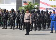Siap Amankan Pemilu, Polres Cirebon Kota Gelar Pasukan Dalam Rangka Ops Mantap Brata Tahun 2023 – 2024