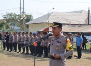 Kapolres Cirebon Kota Pimpin Apel Gelar Pasukan Dan Patroli Skala Besar Pam Pilwu Serentak Ta. 2023