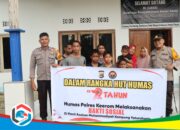 Sambut HUT Humas Polri Ke 72, Sie Humas Polres Keerom Bagikan Bansos Ke Panti Asuhan Muhammadiyah