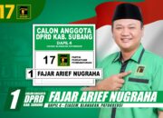 Pajar Arif Nugraha Siap Tandang Makalangan Lewat Partai Persatuan Pembangunan (PPP) Dapil 4