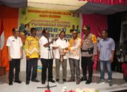 Support Warga Sulsel Keerom, Bupati PG Hadiri Pembukaan Lomba HUT Ke-47 KKSS Tahun 2023