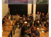 Jalin Silaturrahmi Polres Dan Waka Polres Lahat Tatap Muka Sambil Ngobrol Santai Bersama Wartawan Lahat