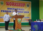 Bupati Piter Gusbager Apresiasi Kegiatan Workshop Diversifikasi Produk Turunan Pangan Sagu Di Kabupaten Keerom