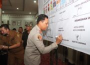 Kapolres Cirebon Kota Hadiri Deklarasi Pemilu Damai 2024 Tingkat Kota Cirebon