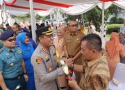 Kapolres Cirebon Kota Hadiri Apel Gabungan Sertijab Wali Kota Cirebon