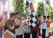 Kapolresta Cirebom Hadiri Acara Kirab Pemilu 2024