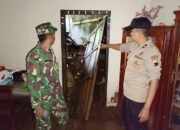 Dua Rumah Warga di Lebakbarang Pekalongan Terkena Longsor, TNI-Polri Bersama Warga Lakukan Evakuasia