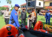 Polresta Cirebon Gelar Apel Siaga Bencana Musim Hujan