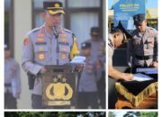 Kapolres Cianjur Memimpin Upacara Serah Terima Jabatan Kasat Binmas dan Kapolsek Takokak Polres Cianjur serta Korps Raport Kenaikan Pangkat Pengabdian