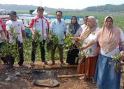 Relawan Tirta Jaya 98 Angkat Eceng Gondok Di Dermaga Coklat Dengan Alat Seadanya