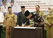 Peringati Harkordia 2023, Bupati Imron Canangkan Desa Antikorupsi dan Pembangunan Zona Integritas