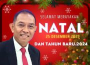 PLT.Kadis Pertanian Kab.Keerom Mengucapkan Selamat Natal dan Tahun Baru 2024