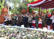 Jelang Operasi Lilin Lodaya, Polresta Cirebon Musnahkan Ribuan Miras Berbagai Merek