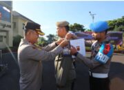 Sambut Nataru, Polres Cianjur Gelar Apel Pasukan Ops Lilin Lodaya 2023