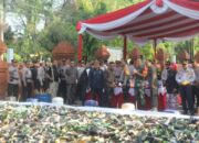 Bupati Imron Hadiri Pemusnahan Puluhan Ribu Miras dan OKT