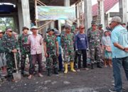 PEMERINTAH DESA BATU NYALA BERSAMA KODIM 162O KABUPATEN LOMBOK TENGAH ADAKAN KERJA BAKTI GOTONG ROYONG