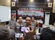 Kapolres Cirebon Kota Pimpin Press Release Akhir Tahun 2023