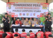 Sepanjang Tahun 2023, Polres Lampung Utara Ungkap 849 Kasus Kejahatan Gangguan Kamtibmas