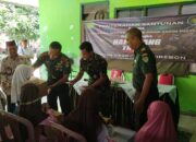 Peringati Hari Juang TNI AD Koramil 0620-03/Talun berikan Santunan Anak Yatim