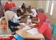 Berikan Pelayanan Terbaik, Puskesmas Cijagang Beri Pelayanan Cek Kesehatan Kepada Calon KPPS Di Aula Desa Mekargalih