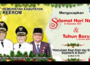 Pemda Keerom Beserta Jajaran Mengucapkan Selamat hari Natal dan Tahun baru 2024