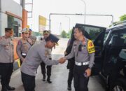 Kakorlantas Polri Tinjau Arus Balik Libur Tahun Baru 2024 di GT Palimanan Tol Cipali