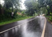 Musim Penghujan, Kapolsek Cikalongkulon : Pengendara Harap Lebih Berhati Hati Melintasi Jalur Alternatif Jonggol