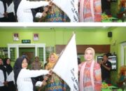 Wakil Bupati Cirebon, Hj. Wahyu Tjiptaningsih, SE, M.Si melantik pengurus Wanita Tani (Watan) Himpunan Kerukunan Tani Indonesia (HKTI)