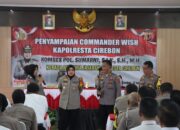 Kapolresta Cirebon Sampaikan Commander Wish Untuk Dipedomani Oleh Seluruh Personilnya