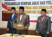 Hari ini !!! Bupati Gusbager Lantik 2 Kepala Distrik Dan 1 Pejabat Struktural Di Lingkungan Pemerintah Kabupaten Keerom