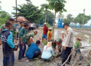 Kodim 0620/Kab. Cirebon melaksanakan Giat Penanaman Pohon di Koramil 0620-18/Susukan