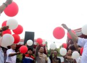 Launching Kegiatan HPN 2024 dan HUT PWI Ke-78 ditandai dengan Pelepasan Balon ke Udara