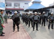 Lanal Cirebon Laksanakan Latihan PHH Kesiapan Pengamanan Pemilu 2024.