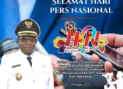 Bupati Keerom Mengucapkan Selamat Hari Pers Nasional
