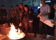 Dandim 0614/Kota Cirebon Hadiri Kegiatan Pemusnahan Surat Suara Pemilu 2024