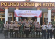 Polres Cirebon Kota Laksanakan Apel Gelar Pasukan Operasi Keselamatan Lodaya 2024