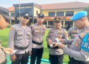 Sie Propam Laksanakan Gaktiblin dan Tes Urine Personel Polresta Cirebon