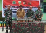 Komitmen Tegakan Perda Miras, Hari Ini Bupati Keerom Lakukan Pemusnahan Ratusan Botol Miras Tak Berizin
