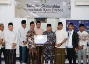 Kapolres Cirebon Kota Hadiri Tarhim Forkopimda Kota Cirebon di Masjid Jami Al-Bahar Komplek TNI AL Lanal Cirebon