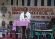 Hadiri Perayaan HUT Ke-62 Gereja KINGMI di Tanah Papua, Bupati Keerom Bantu Rp. 300 Juta Untuk Pembangunan Gereja