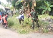 Koramil 0620-03/Talun laksanakan Aksi Kebersihan bersama siswa dan guru Sekolah Dasar