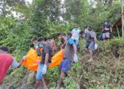 Polisi Lakukan Olah TKP Penemuan Mayat Wanita Di Kab. Keerom