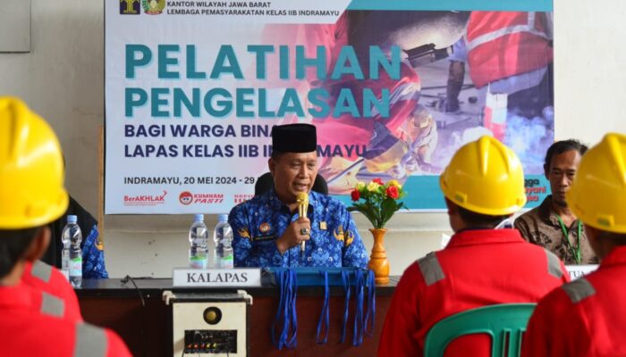 Lapas Indramayu Berikan Pelatihan Kemandirian Manufaktur Peningkatan Pengelasan Bersertifikat*